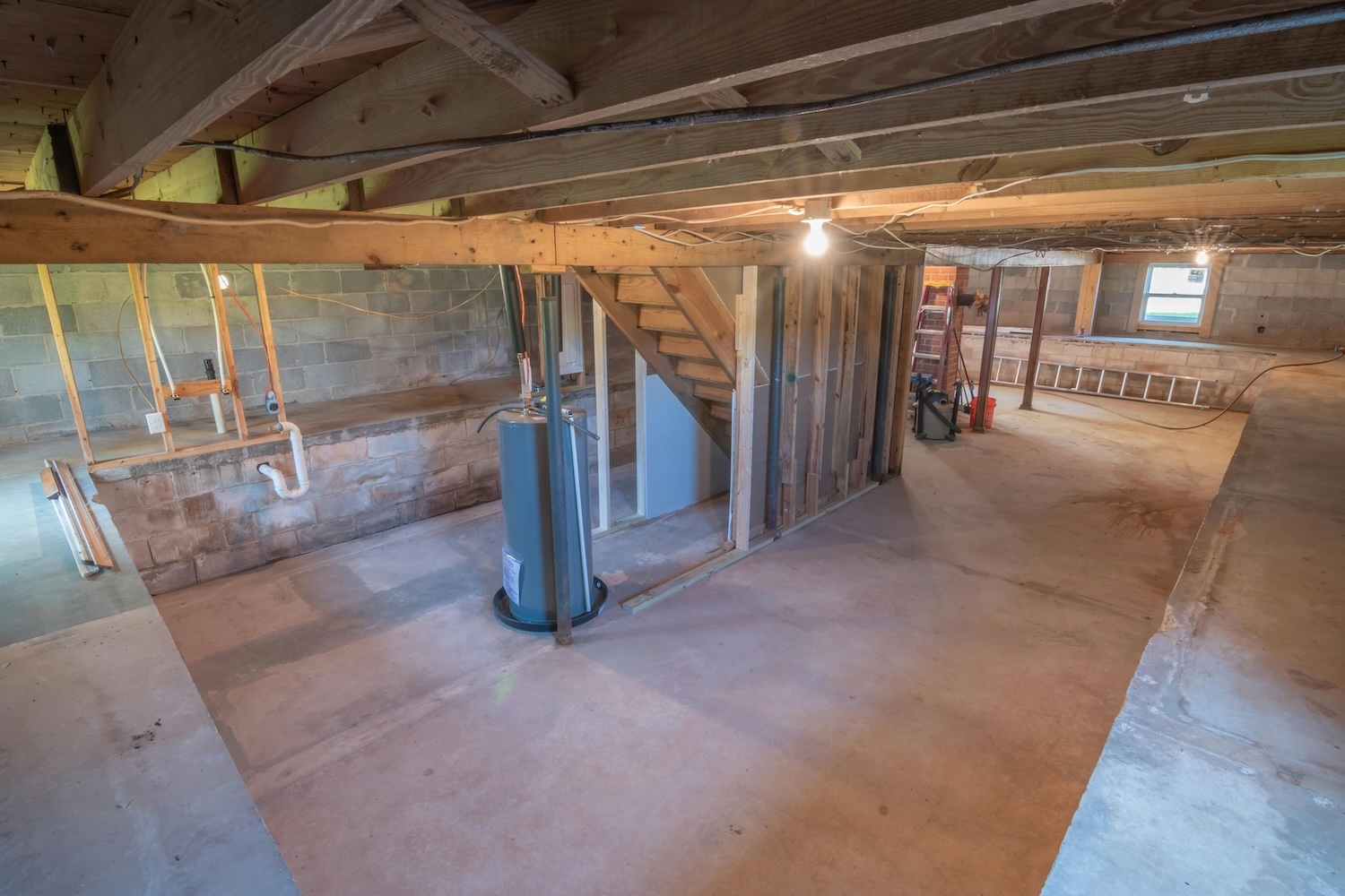 unfinished basement conversion Utah